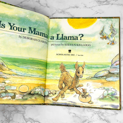 Is Your Mama a Llama? by Deborah Guarino & Steven Kellogg [FIRST EDITION] 1989 • Hardcover