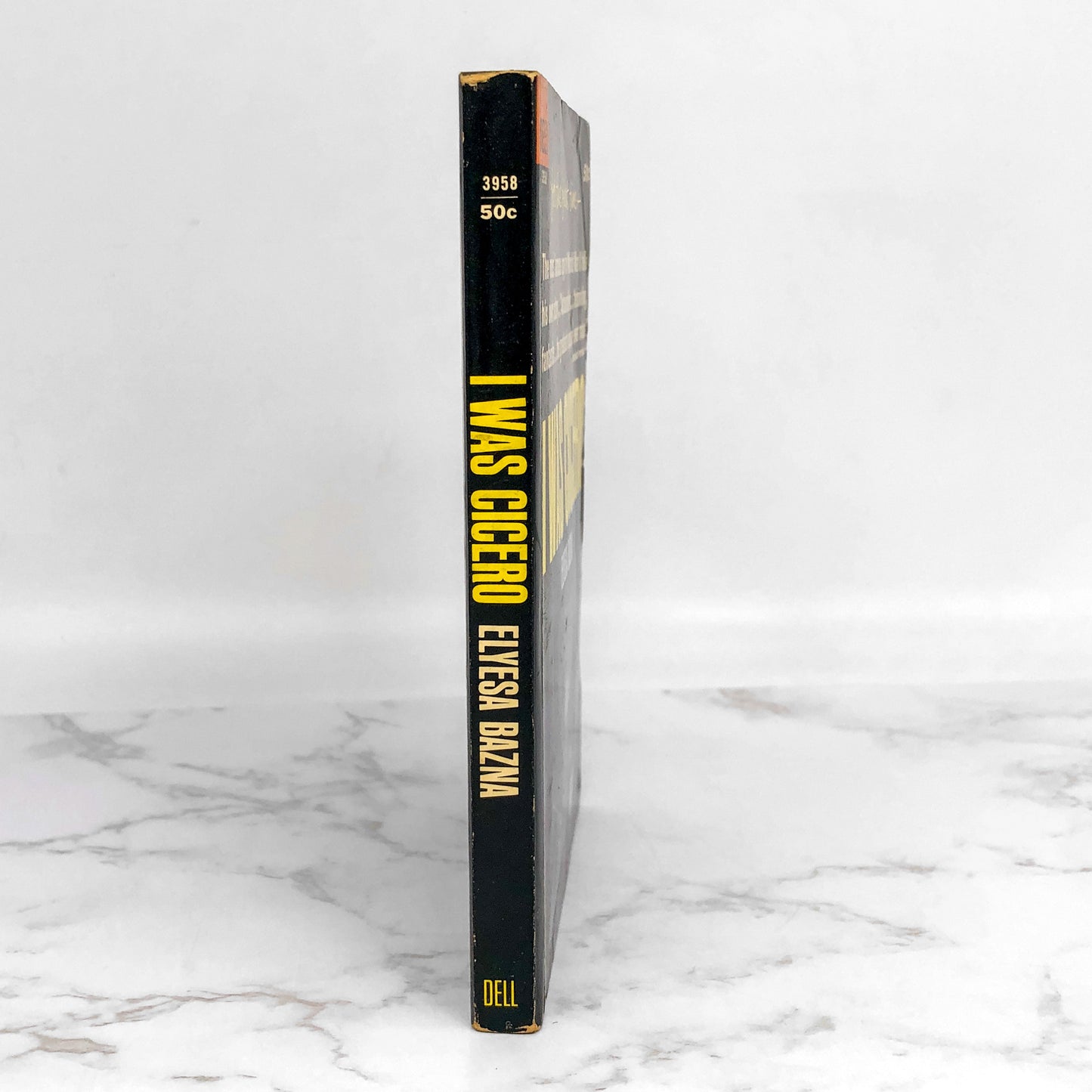 I was Cicero by Elyesa Bazna [FIRST PAPERBACK PRINTING] 1964 • Dell