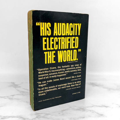 I was Cicero by Elyesa Bazna [FIRST PAPERBACK PRINTING] 1964 • Dell