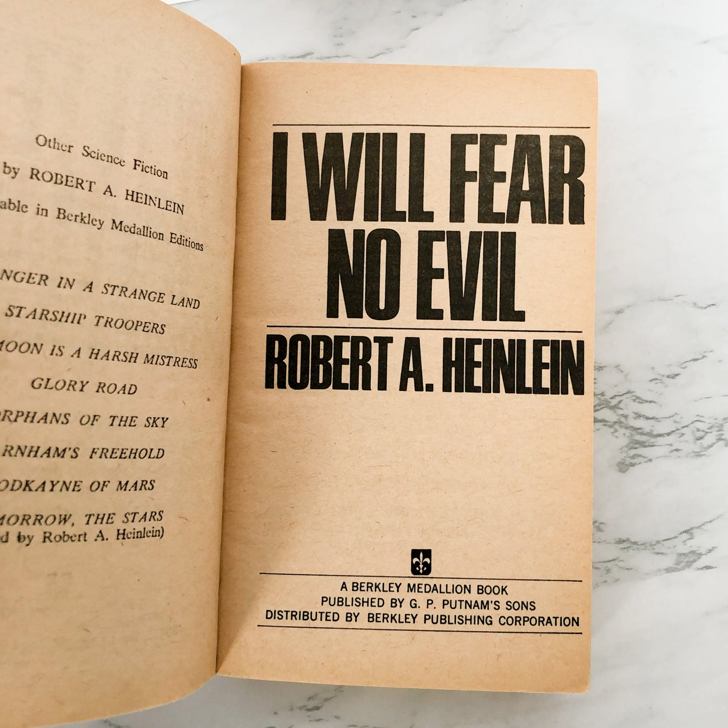 I Will Fear No Evil by Robert A. Heinlein [1971 PAPERBACK]