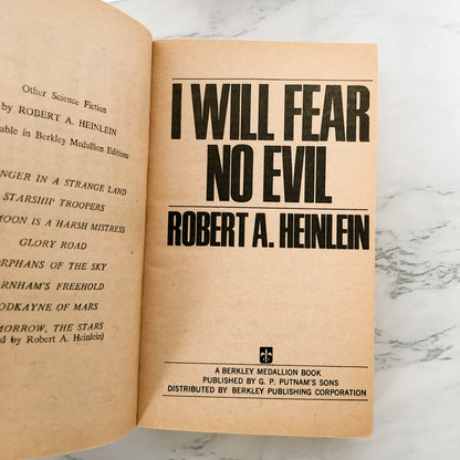 I Will Fear No Evil by Robert A. Heinlein [1971 PAPERBACK]