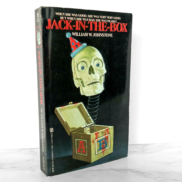 Jack-in-the-Box by William W. Johnstone [1986 PAPERBACK] • Zebra Horror