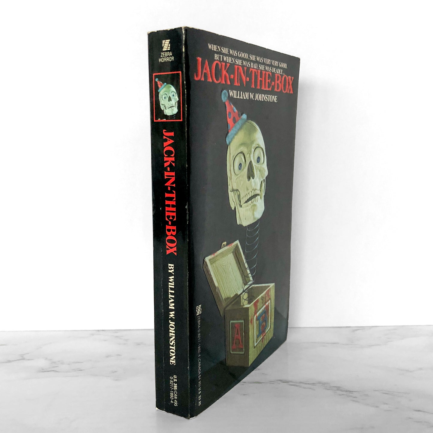 Jack-in-the-Box by William W. Johnstone [1986 PAPERBACK] • Zebra Horror