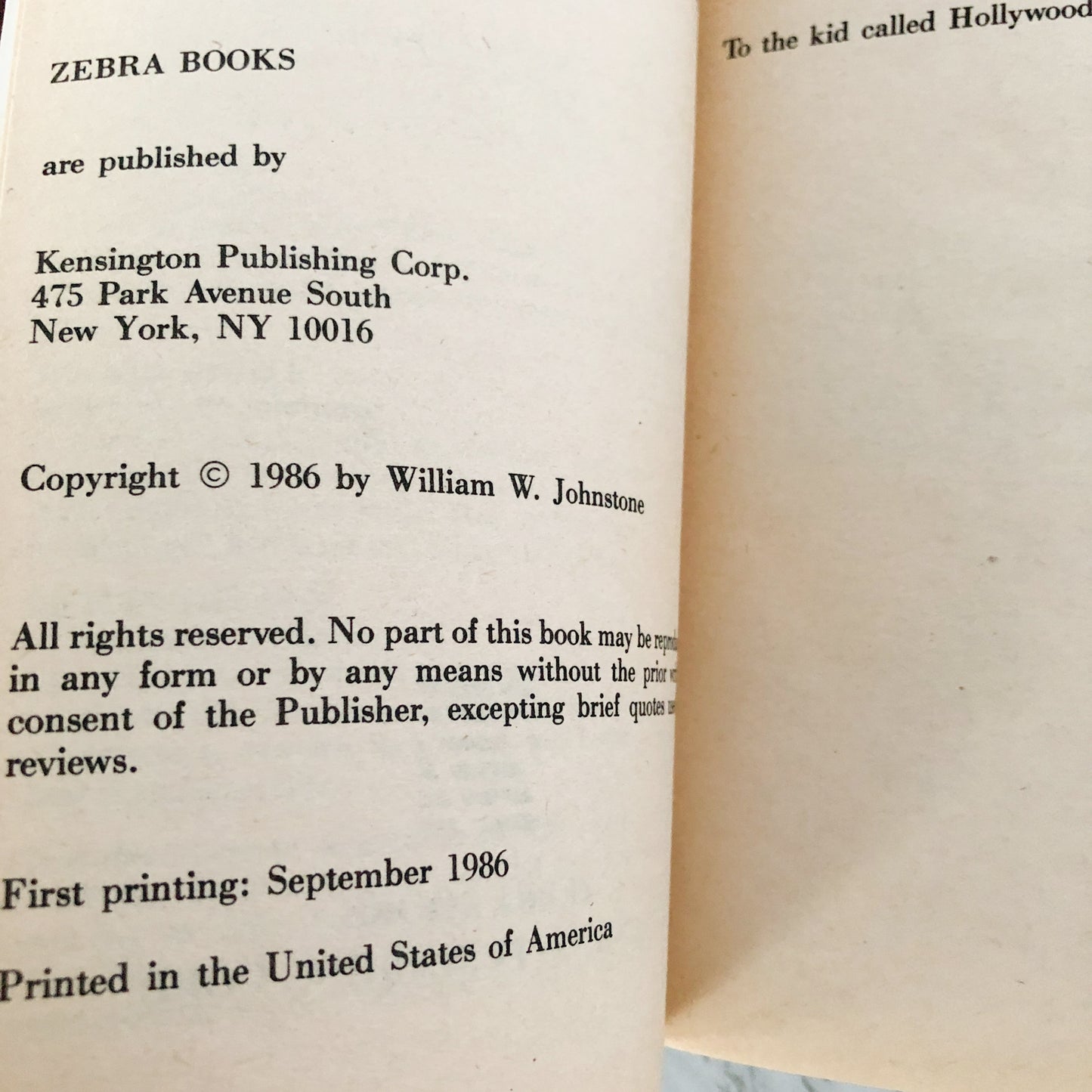 Jack-in-the-Box by William W. Johnstone [1986 PAPERBACK] • Zebra Horror