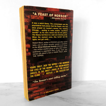 Yours Truly, Jack The Ripper by Robert Bloch [FIRST PRINTING] 1962 • Belmont