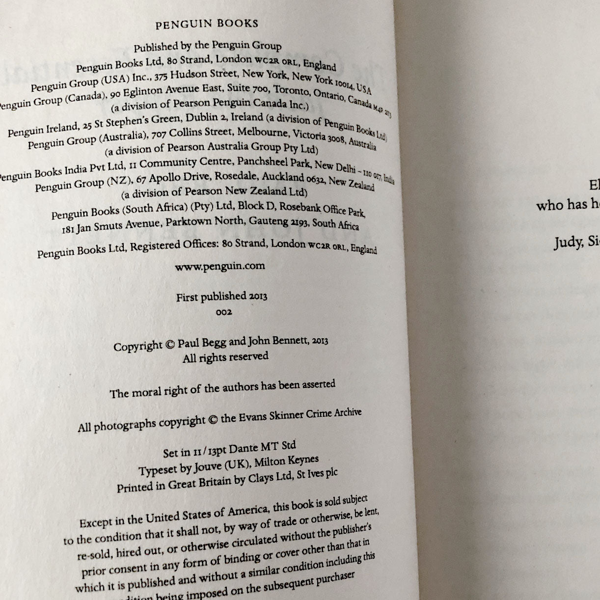 The Complete & Essential Jack the Ripper by Paul Begg & John Bennett [TRADE PAPERBACK] 2013 • Penguin