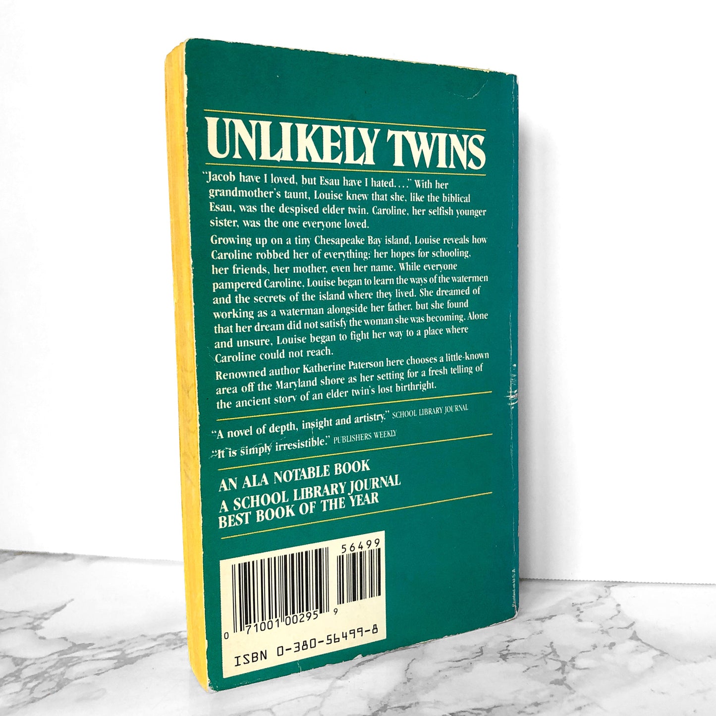 Jacob Have I Loved by Katherine Paterson [FIRST PAPERBACK EDITION / 1981]