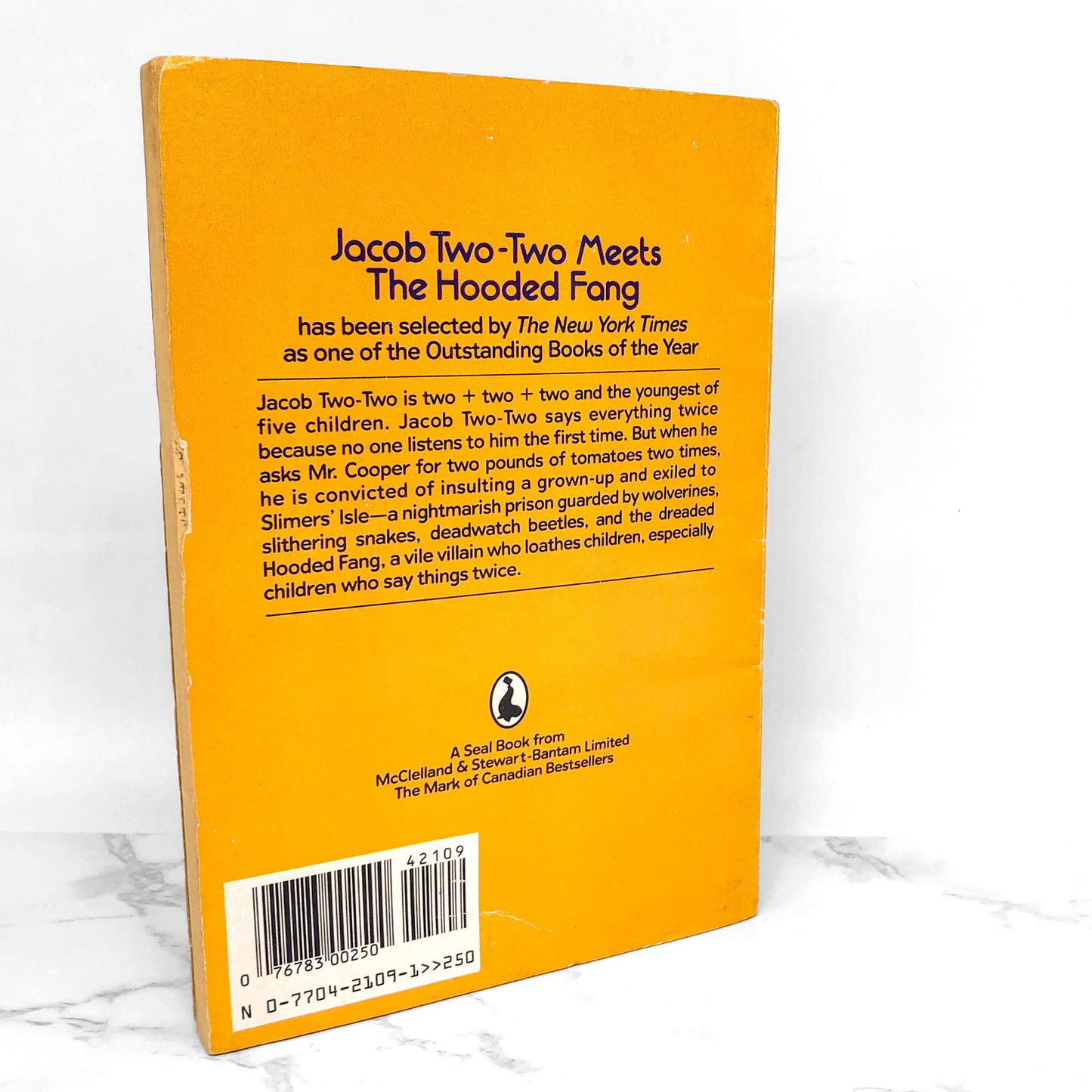 Jacob Two-Two Meets the Hooded Fang by Mordecai Richler [1986 TRADE PAPERBACK]