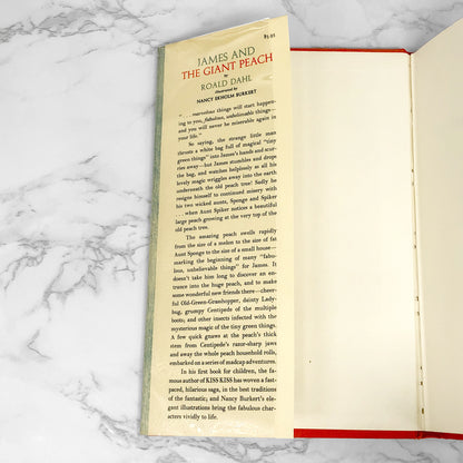 James and the Giant Peach by Roald Dahl [FIRST EDITION] 1961 • Mint!