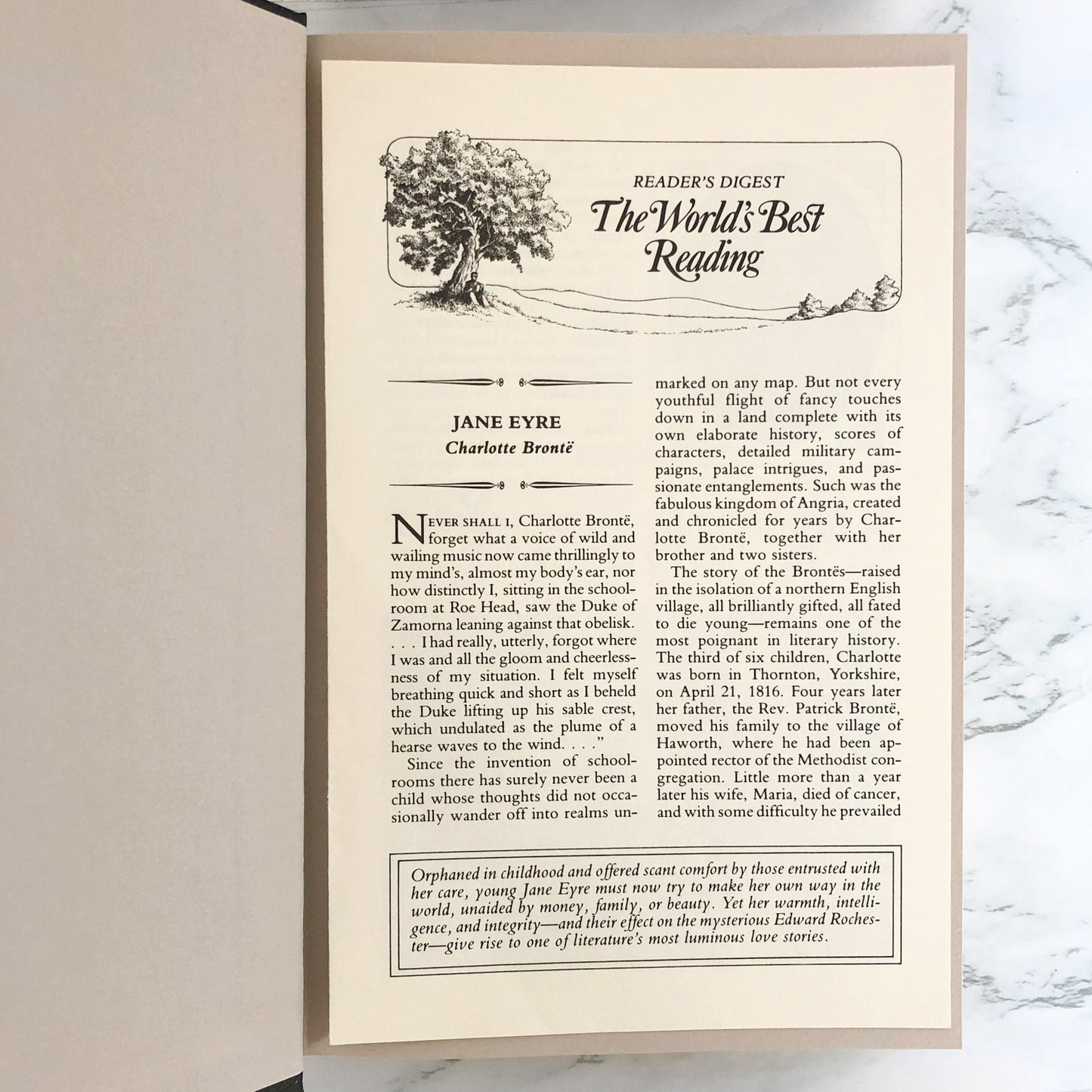 Jane Eyre by Charlotte Bronte [ILLUSTRATED HARDCOVER / 1984]