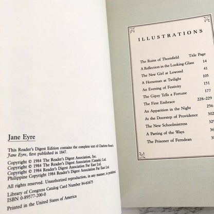 Jane Eyre by Charlotte Bronte [ILLUSTRATED HARDCOVER / 1984]