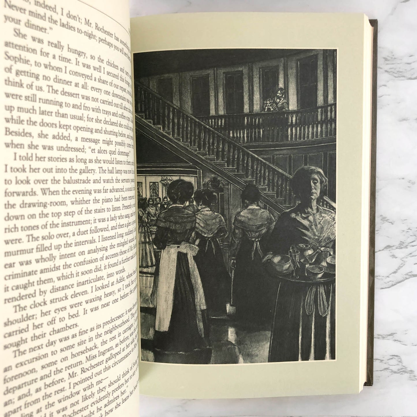 Jane Eyre by Charlotte Bronte [ILLUSTRATED HARDCOVER / 1984]