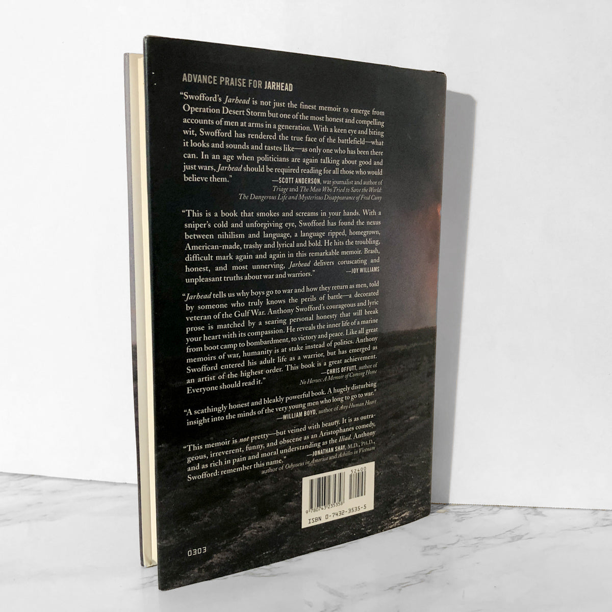 Jarhead by Anthony Swofford [FIRST EDITION] - Bookshop Apocalypse