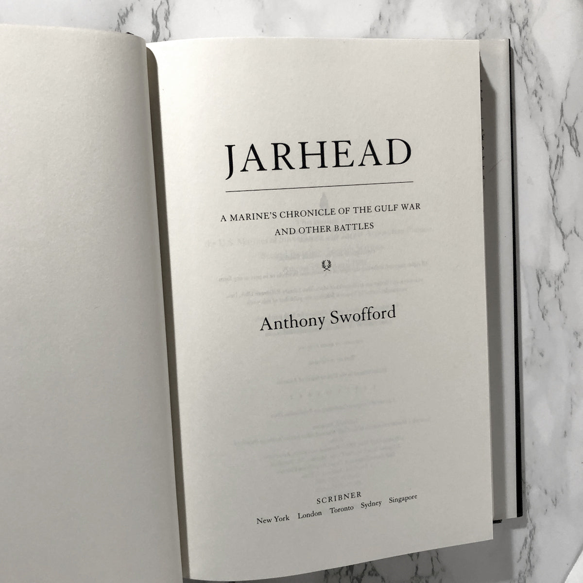 Jarhead by Anthony Swofford [FIRST EDITION] - Bookshop Apocalypse