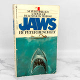 Jaws by Peter Benchley [1975 PAPERBACK] 5th Printing