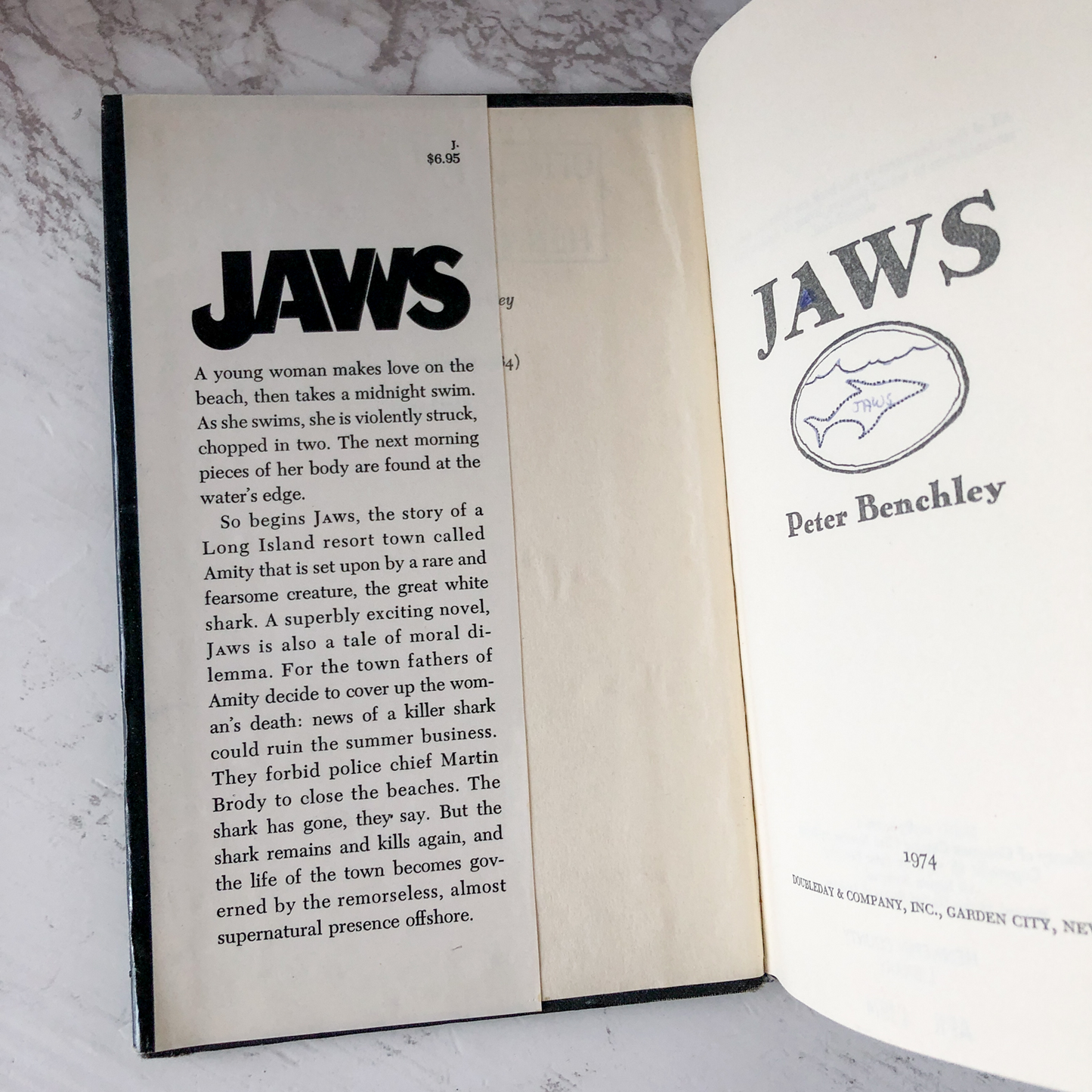 Jaws by Peter Benchley [FIRST EDITION] - Bookshop Apocalypse