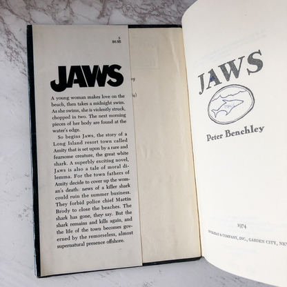 Jaws by Peter Benchley [FIRST EDITION] - Bookshop Apocalypse