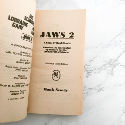 Jaws 2 by Hank Searls [1978 PAPERBACK]