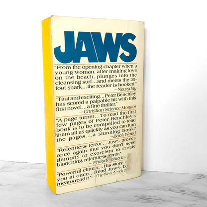 Jaws by Peter Benchley [1975 PAPERBACK]