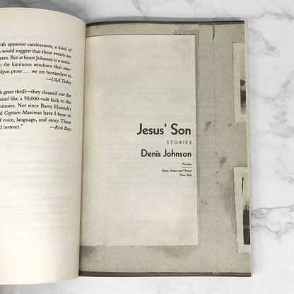 Jesus' Son by Denis Johnson [PICADOR TRADE PAPERBACK]