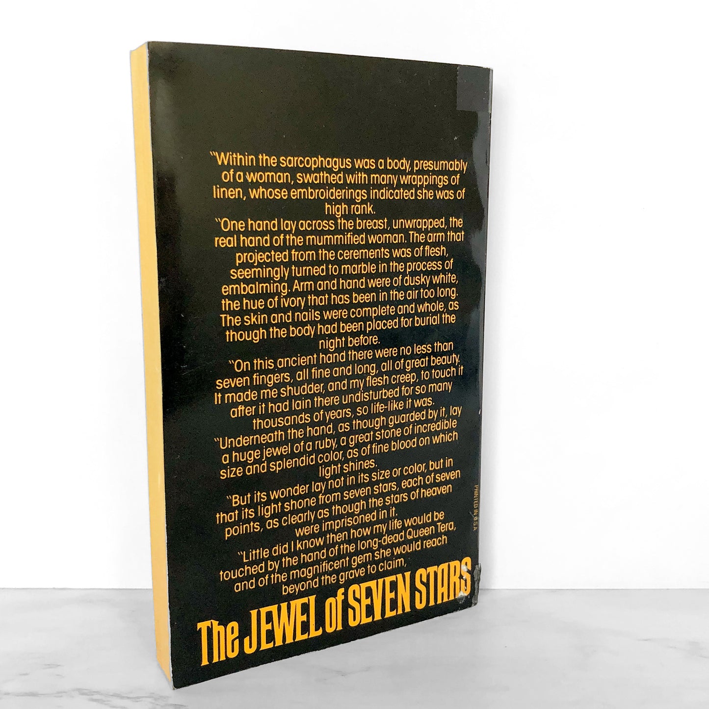 The Jewel of Seven Stars by Bram Stoker [1979 PAPERBACK] Zebra Horror