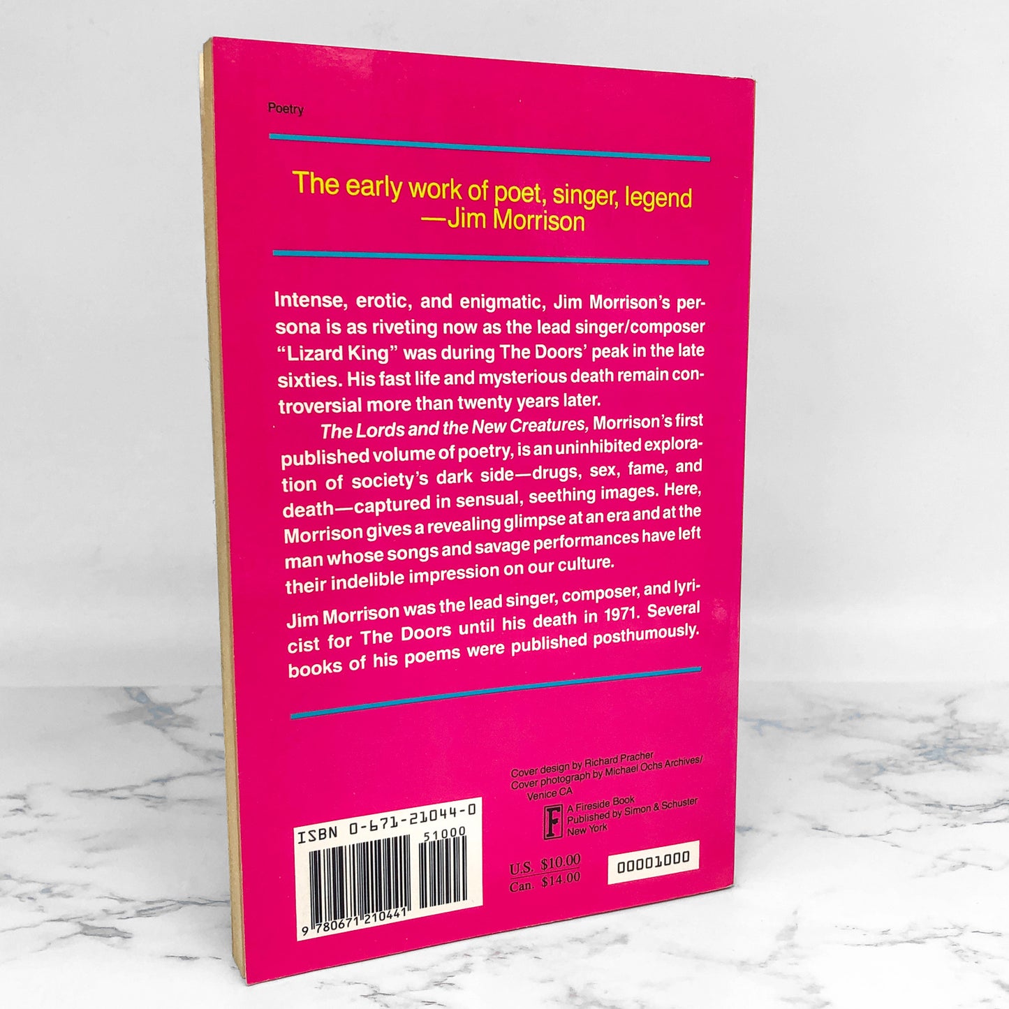 The Lords and the New Creatures by Jim Morrison [1987 TRADE PAPERBACK]