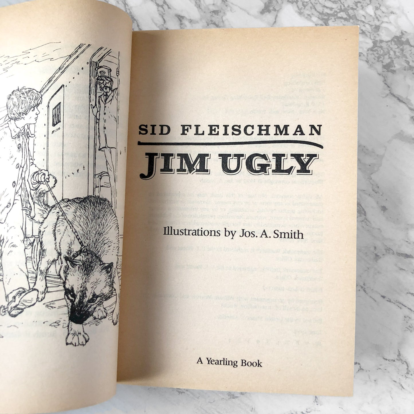 Jim Ugly by Sid Fleischman [FIRST PAPERBACK PRINTING] 1993 • Dell-Yearling