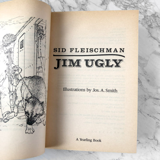 Jim Ugly by Sid Fleischman [FIRST PAPERBACK PRINTING] 1993 • Dell-Yearling