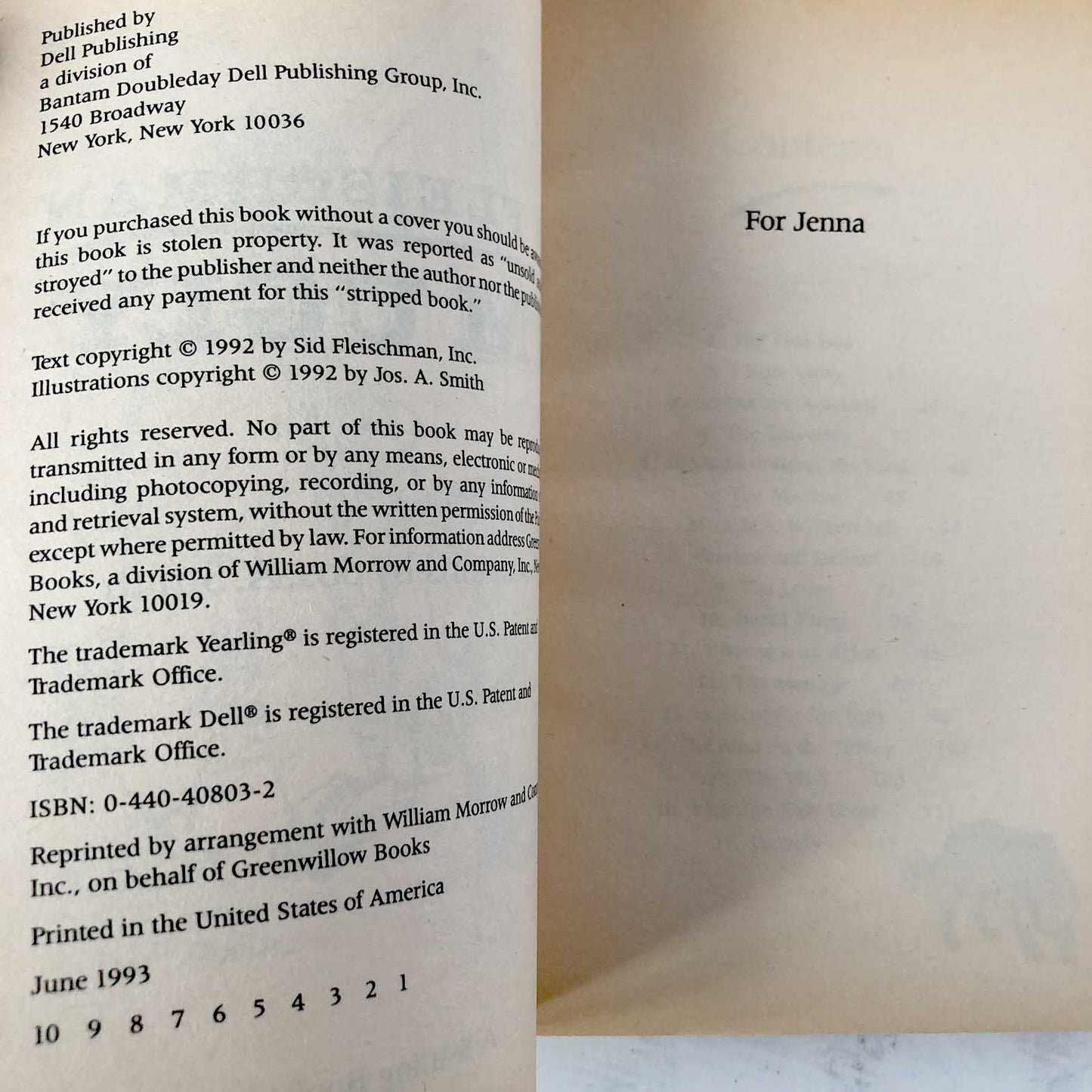 Jim Ugly by Sid Fleischman [FIRST PAPERBACK PRINTING] 1993 • Dell-Yearling