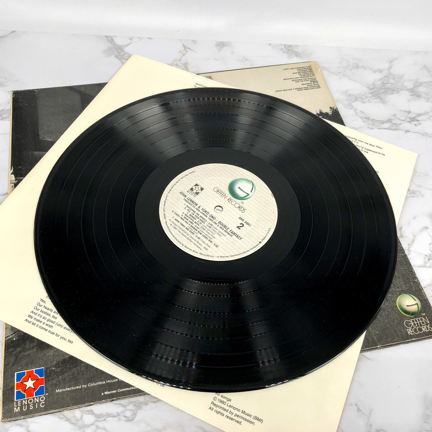 John Lennon & Yoko Ono – Double Fantasy [VINYL LP] 1980 • Geffen