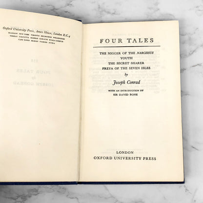 Four Tales by Joseph Conrad [U.K. MINIATURE FIRST EDITION] 1959