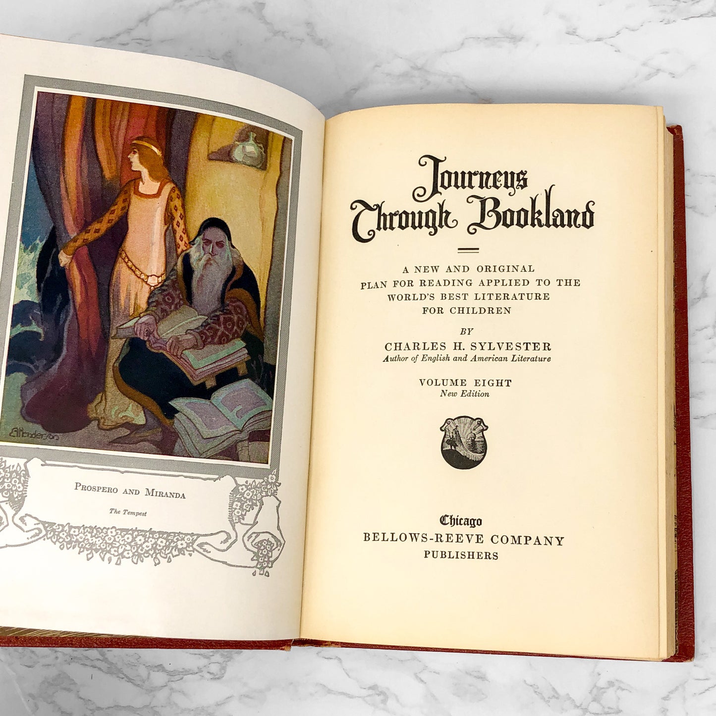 Journeys Through Bookland [Vol. 8] by Charles H. Sylvester [1932 HARDCOVER]