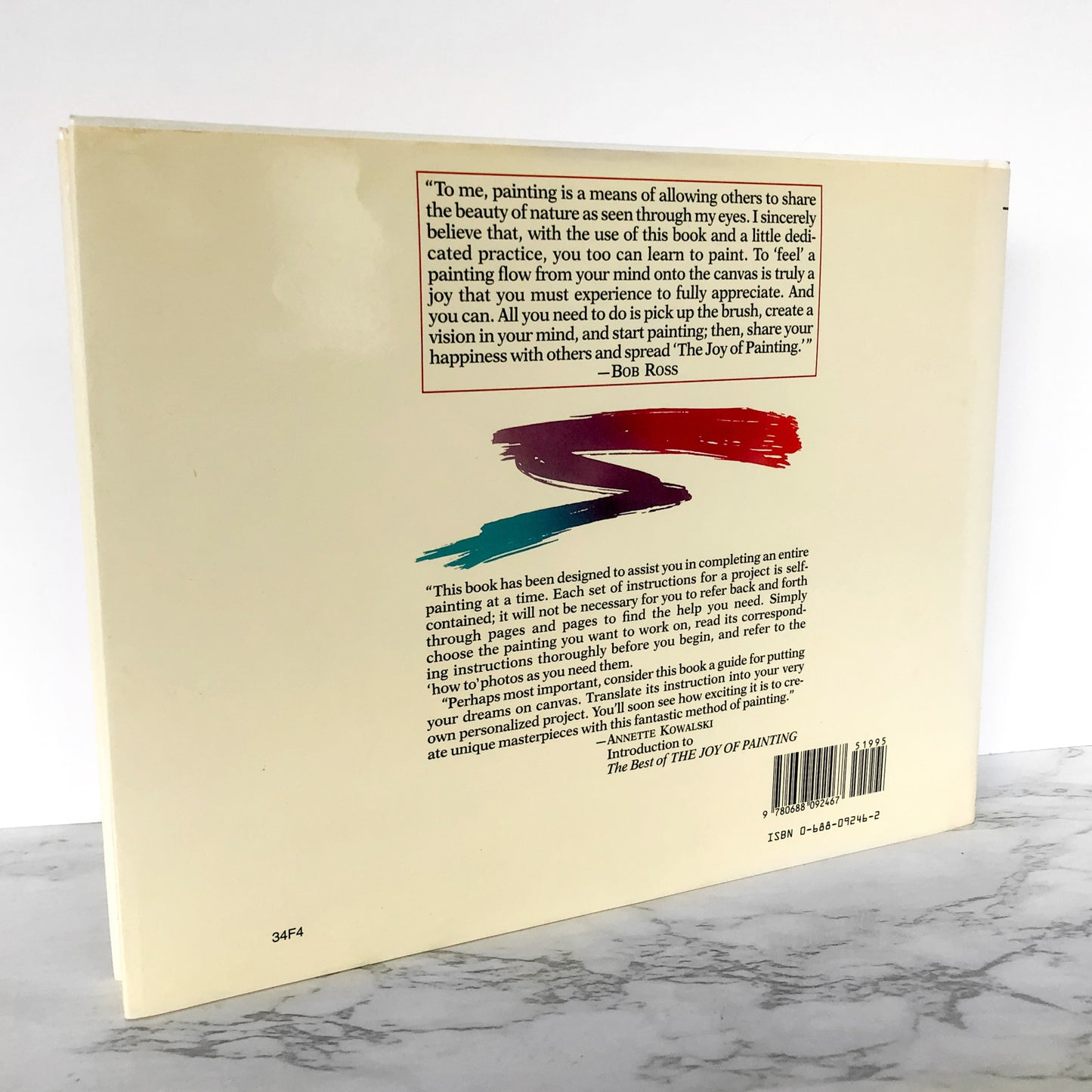 The Best of the Joy of Painting by Bob Ross & Annette Kowalski [FIRST EDITION / 1989]
