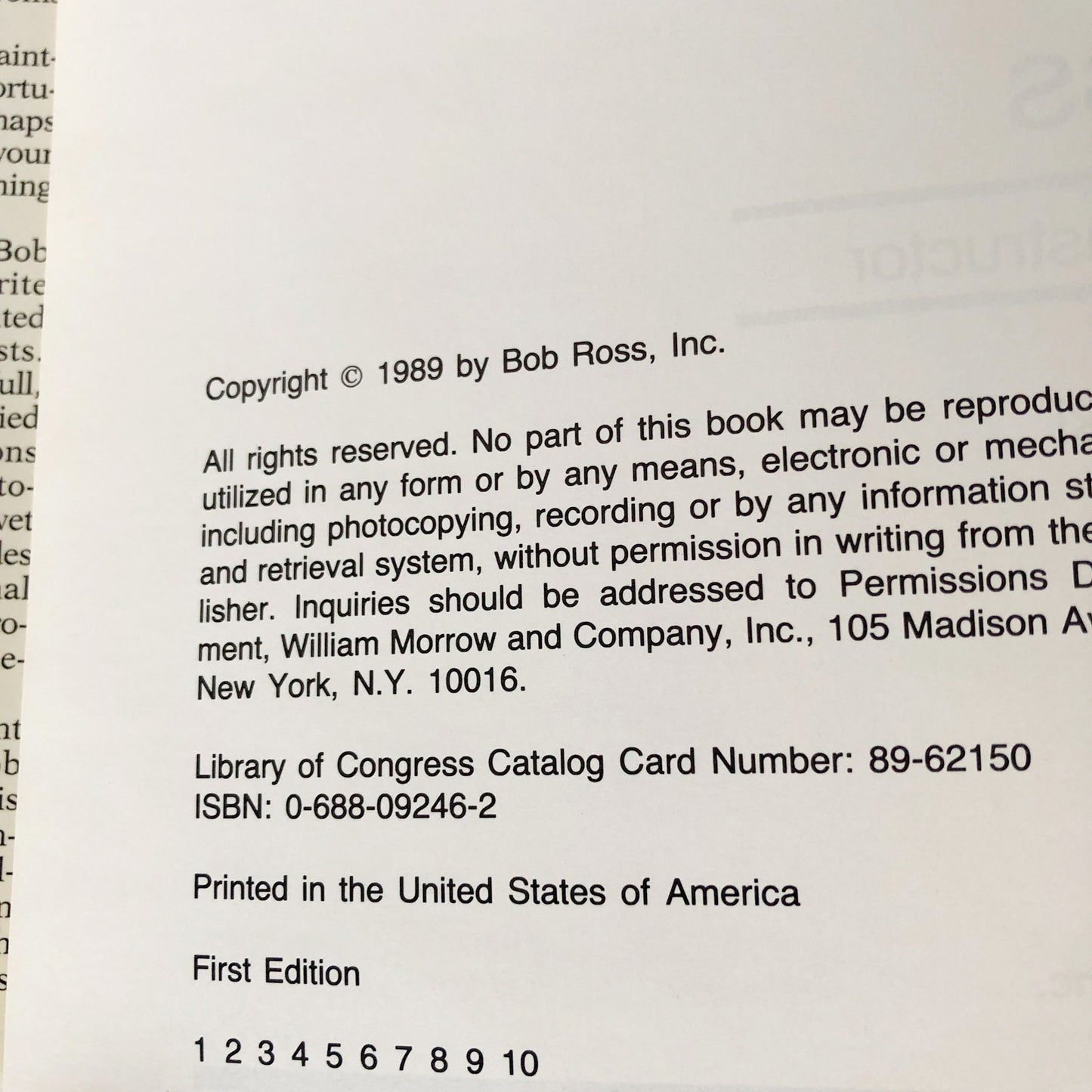 The Best of the Joy of Painting by Bob Ross & Annette Kowalski [FIRST EDITION / 1989]