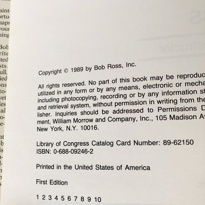 The Best of the Joy of Painting by Bob Ross & Annette Kowalski [FIRST EDITION / 1989]