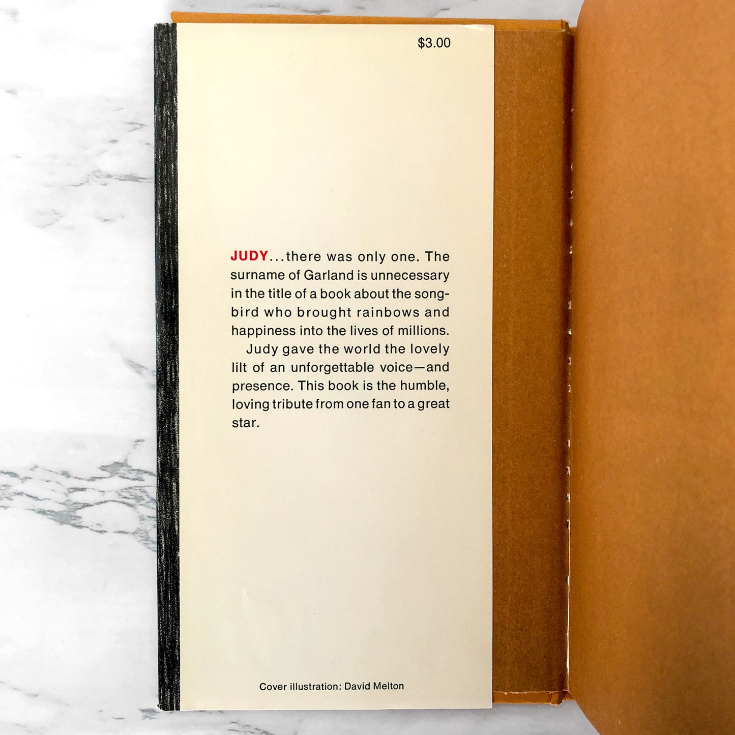 Judy: A Remembrance by David Melton [FIRST EDITION / 1972]