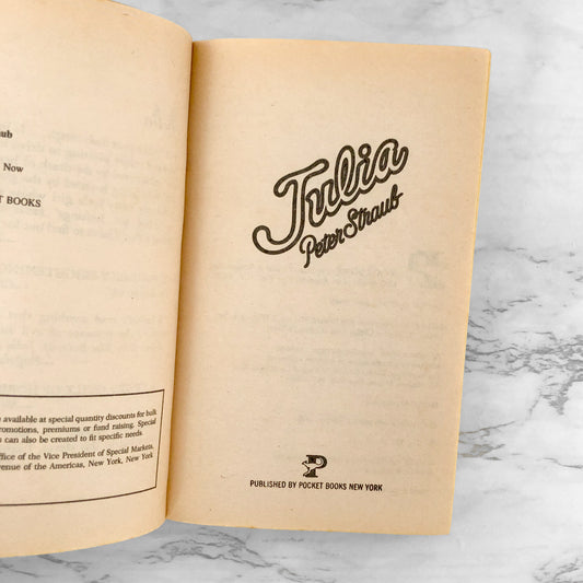 Julia by Peter Straub [1976 PAPERBACK]