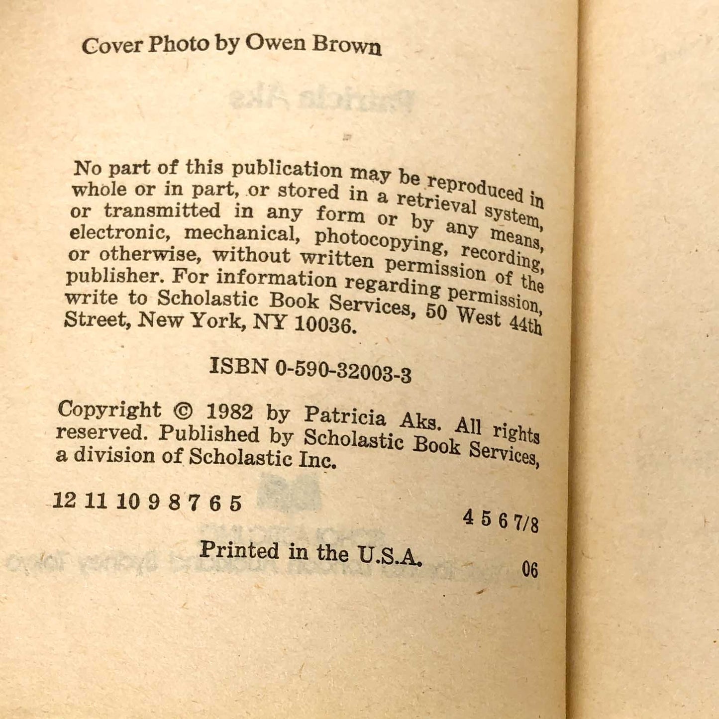 Junior Prom by Patricia Aks [1982 PAPERBACK] Wildfire #32