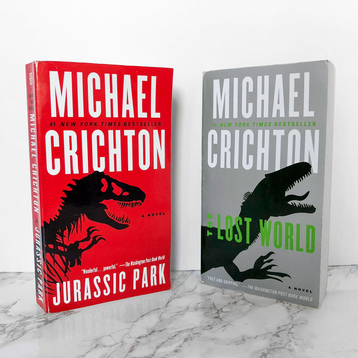 Jurassic Park & The Lost World by Michael Crichton - Bookshop Apocalypse