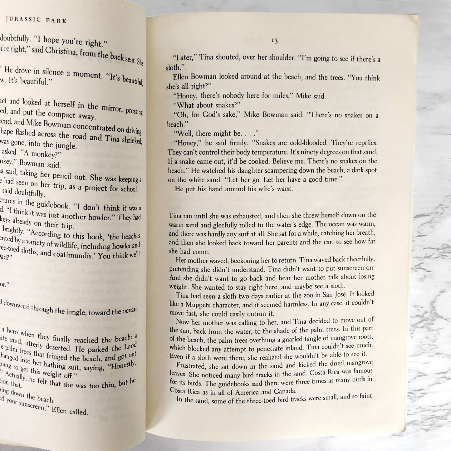 Jurassic Park by Michael Crichton [RARE ADVANCE READERS EDITION] 1990