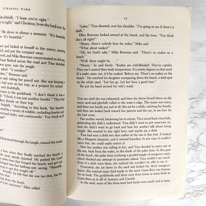 Jurassic Park by Michael Crichton [RARE ADVANCE READERS EDITION] 1990