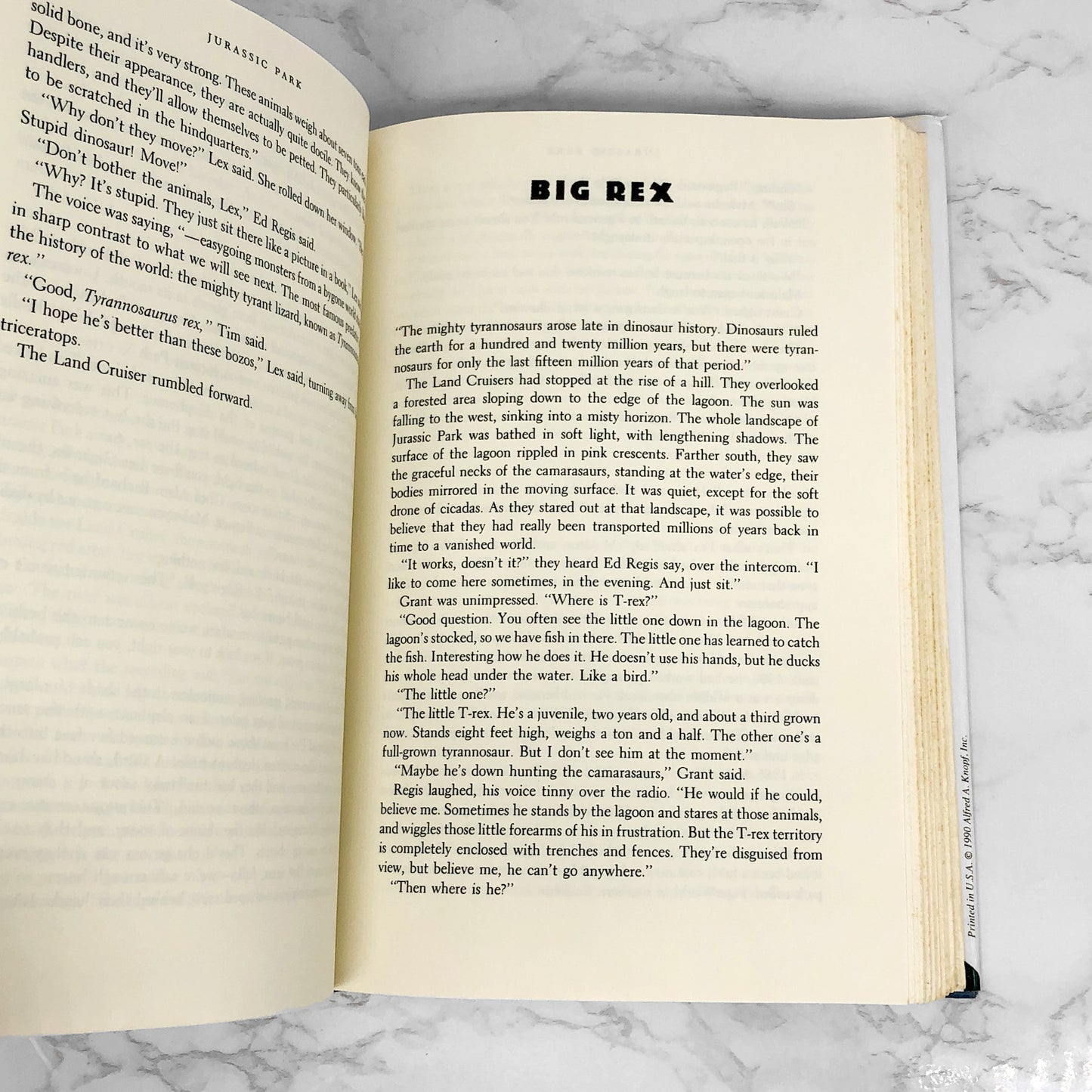 Jurassic Park by Michael Crichton [FIRST EDITION / FIRST PRINTING] 1990