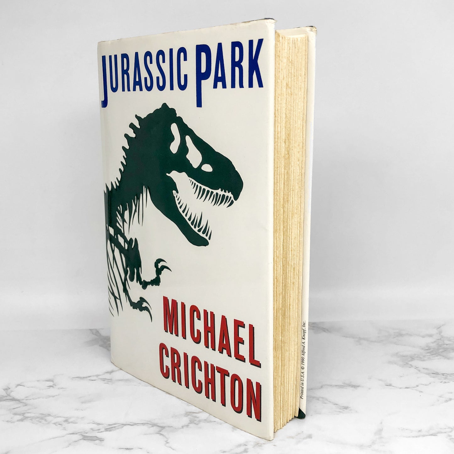 Jurassic Park by Michael Crichton [FIRST EDITION / FIRST PRINTING] 1990