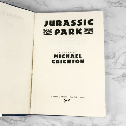 Jurassic Park by Michael Crichton [FIRST EDITION / FIRST PRINTING] 1990