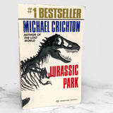 Jurassic Park by Michael Crichton [FIRST PAPERBACK EDITION] 1991