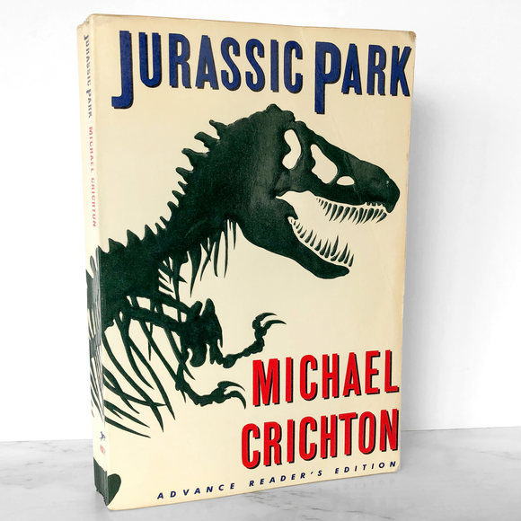 Jurassic Park by Michael Crichton [RARE ADVANCE READERS EDITION] 1990