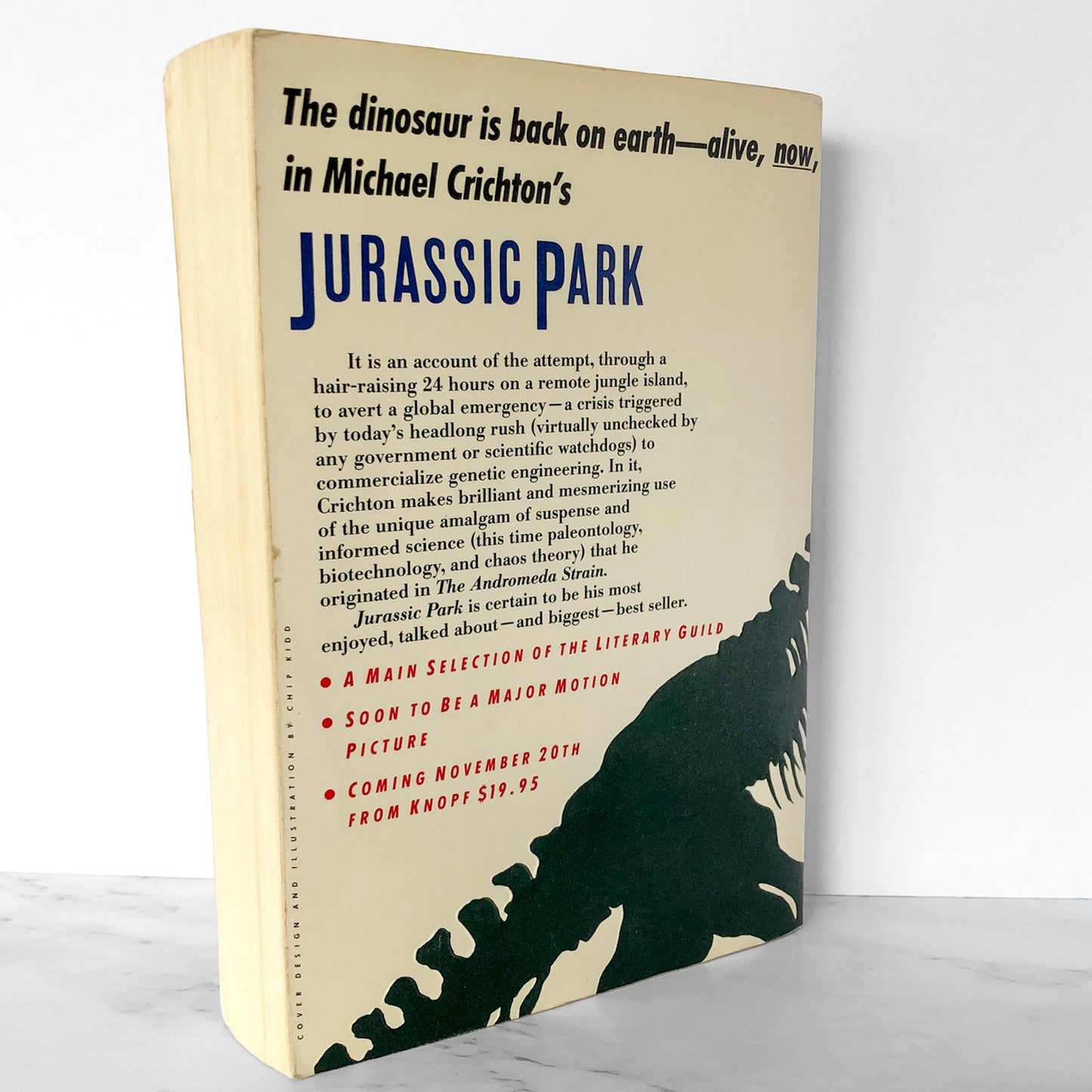 Jurassic Park by Michael Crichton [RARE ADVANCE READERS EDITION] 1990