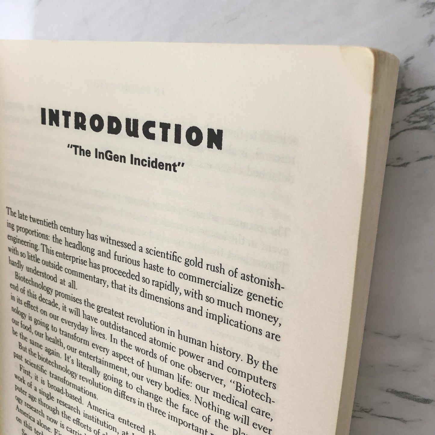 Jurassic Park by Michael Crichton [RARE ADVANCE READERS EDITION] 1990
