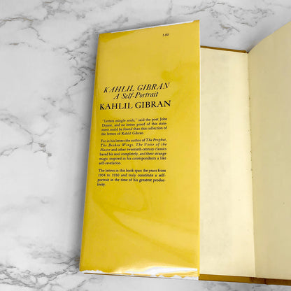 A Self Portrait by Kahlil Gibran [THIRD EDITION HARDCOVER] 1969
