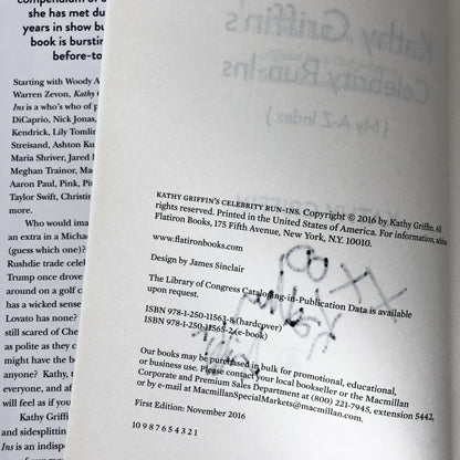 Kathy Griffin's Celebrity Run-Ins: My A-Z Index SIGNED! [FIRST EDITION] - Bookshop Apocalypse